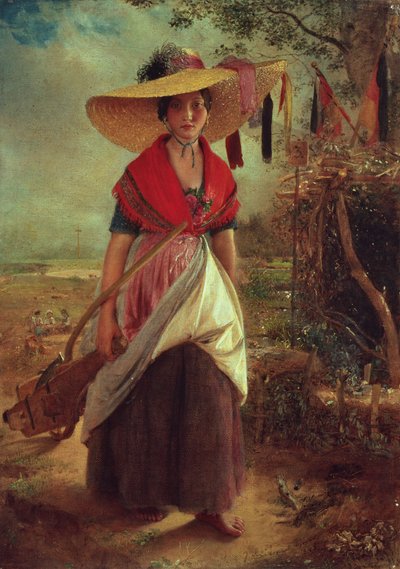 Working Girl by Johann Baptist Reiter